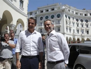 Συνάντηση Μητσοτάκη - Ζέρβα στην Θεσσαλονίκη